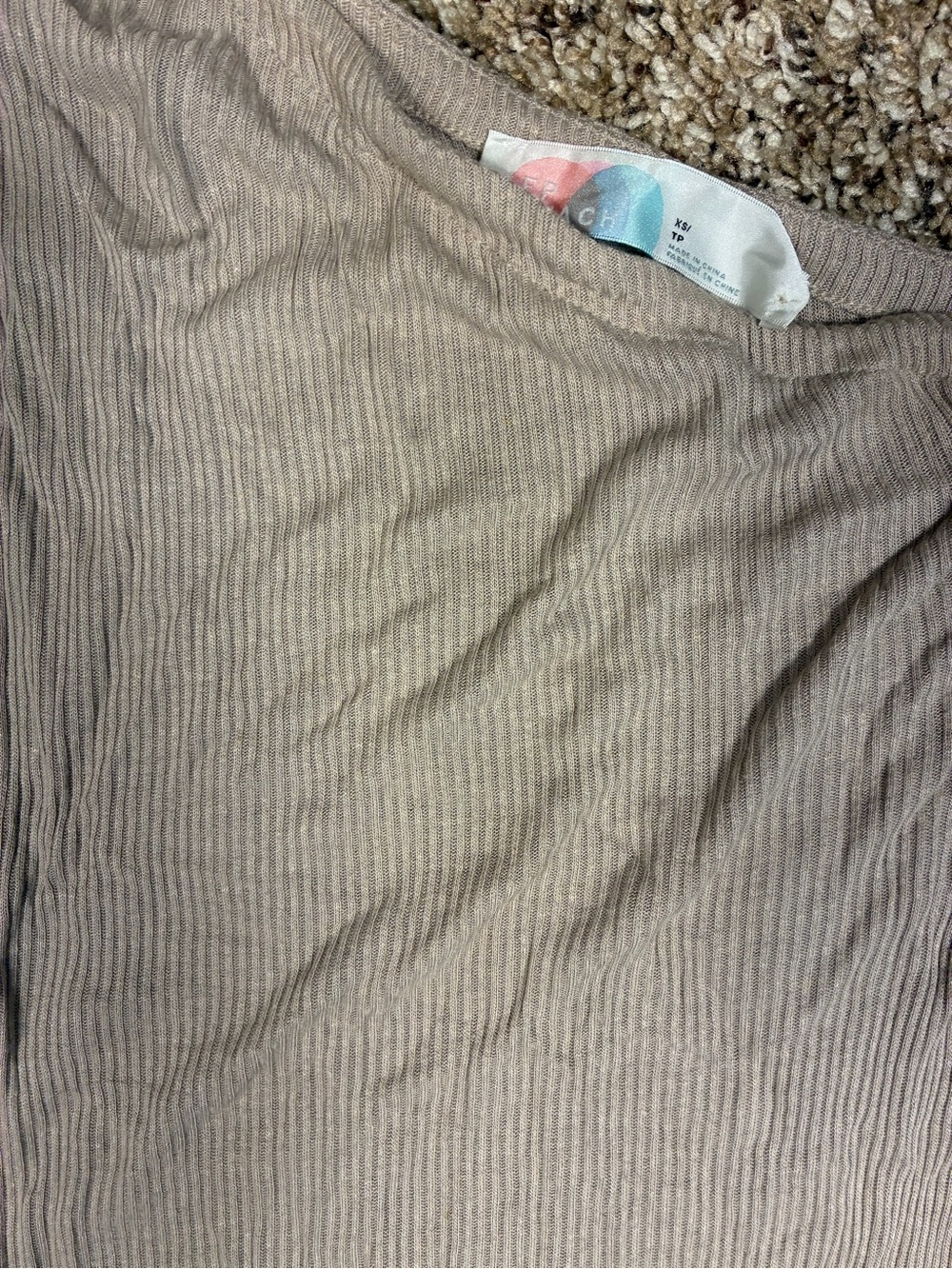 Free People Beach Kara Ribbed One Shoukder Midi Dress - Picture 5 of 16